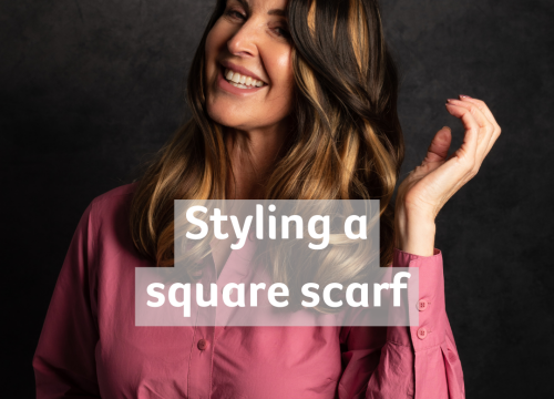 6 stylling square scarf